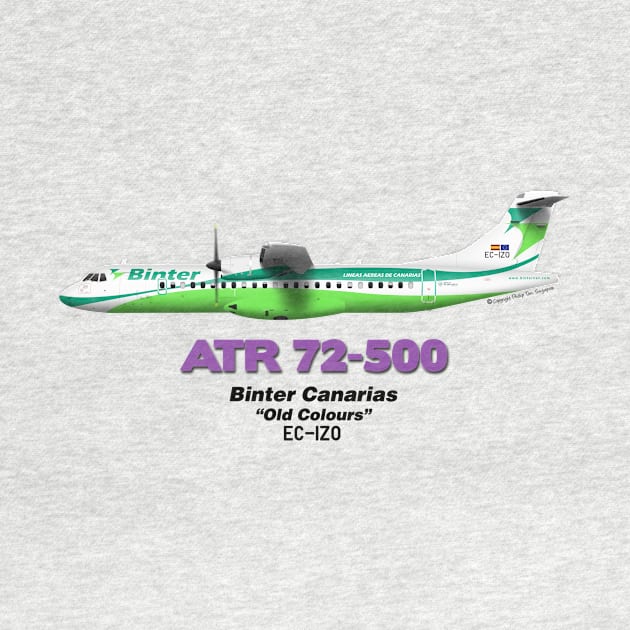 Avions de Transport Régional 72-500 - Binter Canarias "Old Colours" by TheArtofFlying